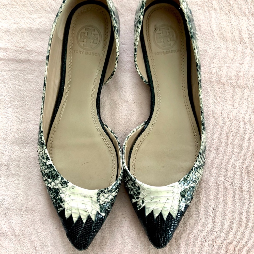 Tory Burch Woven D’Orsay Flats - Picture 3 of 4